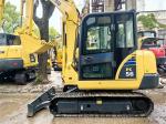 Komatsu PC56 Excavator For Construction Used Mini Excavator 34.5KW Machine