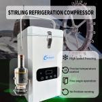 Stirling Cooling System 2L Ultra-Low Temperature Freezer for -120C Preservation