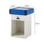 Width 550-1200mm Supermarket Checkout Counter Stainless Steel Table Retail Check