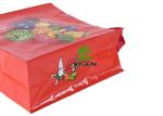 Lightweight Polypropylene Reusable Grocery Bag , Folded Plastic Woven Shopping