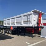 Truck Trailer 3 Axle 4 Axle Tipping Tipper Rear Dump Truck Semi Trailer For