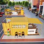 Customized Color Easily Installation Prefab Houses 10 ft Flat Pack Living