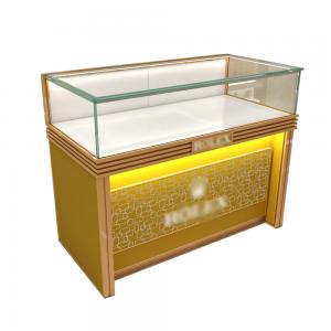 Wholesale Metal Glass Counter Display Cabinet For Shop Jewelry Cases Luxury Window Exhibition from china suppliers