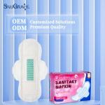 SnuGrace Soft Cotton Deodorizing Negative Ion Bamboo Charcoal Sanitary Napkin