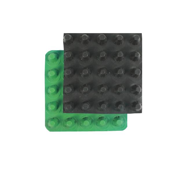HDPE Dimpled Drainage Membrane For Foundation Dampproofing And Wall Waterproofin