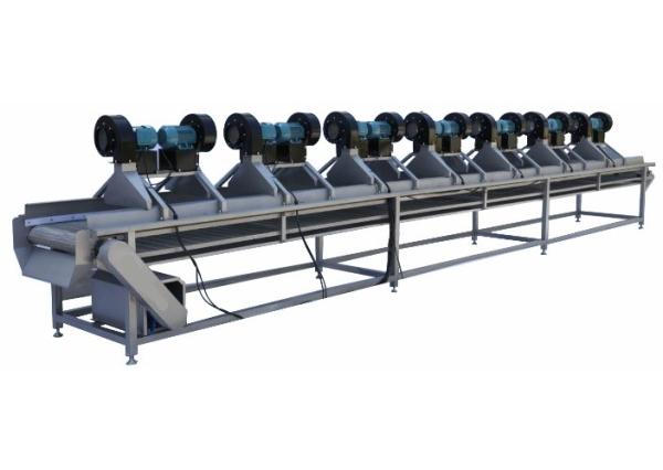 Automatic Air Drying Drainage Machine For Potato Carrot Taro Cassava After