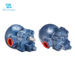 China 1/2” Connection Corrugated Machine Spare Parts Ductile Iron F22 Ball Float Thermostatic Valve Steam Trap on sale