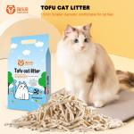 Ultra Absorbent Low Dust Cat Litter White Low Tracking Tofu Cat Sand