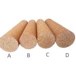 Agglomerated Cork Rods Pressed Cork Sticks Model Making Dia45 - 160mm