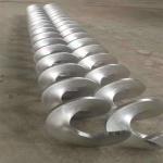 Screw Conveyor Sludge Treatment Sus316L Flight Blade Acid Resistance