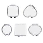 Elegant Simple Design Sublimation Compact Mirror Blanks For Makeup Tool