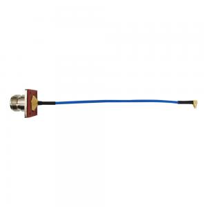 Wholesale 4 Hole Flange Mount FAKRA SMA Cable , 90 Degree MMCX RF Coax Cable from china suppliers