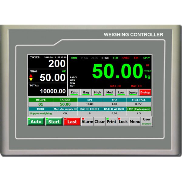 Automatic Bagging Controller, Silo ScaleS Weighing Packaging Instrument, Bag Filling Machine Indicator