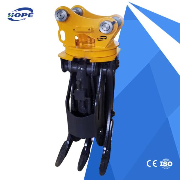 OEM Excavator Claw Attachment Rotating Rock Stone Wood Grapple Hydraulic Log