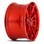 pcd 139.7 114.3 130 red brushed auto aluminium window wheels and rims