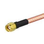 Gold Plated Radio Frequency Antennas IP54 Waterproof RG58 RG142
