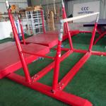 Foldable Uneven Bars and Mat for Children's Gymnastics in the Gym