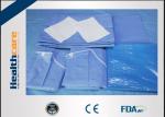 PE Film Sterile Extremity Laparotomy Medical Procedure Packs With Adhesive Drape