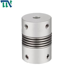 Wholesale Flexible Bellows Shaft Coupling Assembly For Servo Motor 2 Inch M6 from china suppliers