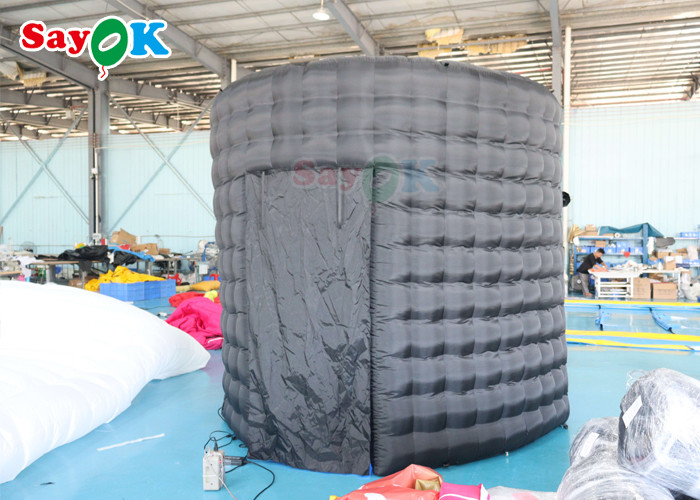 Inflatable LED Photo Booth Tent With Air Blower Remote Controller Photo Booth Backdrop For Wedding