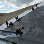 UV Resistant 45 Mil HDPE Geomembrane Pond Liner for Fish Farming 50m-200m Length