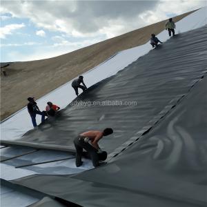 Wholesale 1.5mm 2mm Polyethylene Plastic Geomembrane Liner for Landfill Earthwork Products Exporter from china suppliers