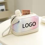 Custom Wholesale Double Layer PU Luxury High-End Travel Makeup Case Organizer
