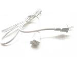 Hot sale 2pin white 10A extension power cable 0.5m-10m copper power extension