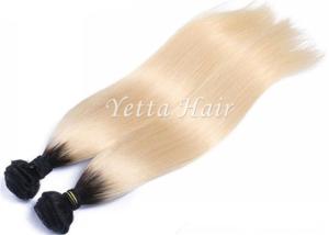 Wholesale Soft Smooth Colorful Ombre Hair Extensions , 12 - 30 Inch Straight Remy Hair Weave from china suppliers