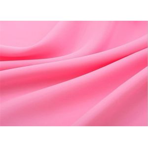 Pink Thin Polyester Pongee Fabric Skin - Friendly Elegant Appearance