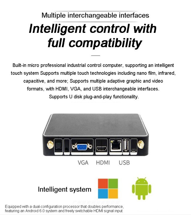 4K Ultra HD Resolution Transparent OLED Screen Digital Signage and Display with Pen/Finger Touch Writing Method 30 Inch