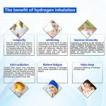 600ml PEM Portable 1500 900 ML Hydrogen Inhalation Machine For Wellness