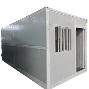 Wholesale 40ft Sandwich Panel Foldable Container House Prefabricated House Folding Container House from china suppliers