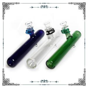 Wholesale 10 Inches Glass Steamroller Smoking Pipes 5mm thickness Borocilicate Tube Hand Pipe from china suppliers