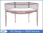 Stainless Steel Frame Jewellery Shop Display Counters , Jewellery Showroom