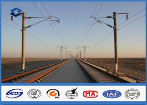 Wholesale ASTM A 123 Standard Hot dip Galvanized Metal Utility Pole 8M - 10M Height from china suppliers