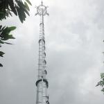 Flange Connection Wifi 30m Monopole Steel Tower