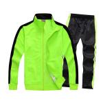 Waterproof 100% Polyester Sportswear Tracksuits Slim Fit Custom Plain