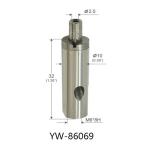 Adjustable Nickel Plated Brass Wire Gripper 10mm Dia 27mm Length YW86065