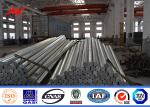 Hot Dip Galvanizing Power Steel Pole Multi Pyramidal With Transmission