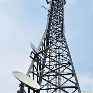 Wholesale GB ANSI TIA-222-G Standard Q235 Q345 Telecom Antenna Tower 3leg 60m Radio Microwave from china suppliers