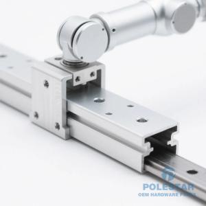 China CNC Machining Aluminum 7075 Robotic Arms Guide Rail Grooves In Assembly Lines on sale