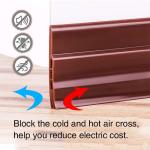 Silicone Rubber TPE Self Adhesive Door Sweep Length 1M 1.2M