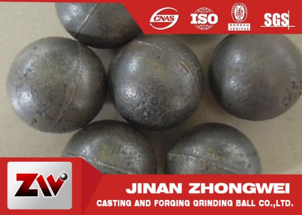 Quality 55-65HRC Hardness forged steel grinding ball , ball milling media for sale