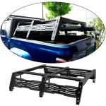 Black Powder Coating Carbon Steel Q235B Truck Bed Rack System with Luggage