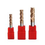 4-Flute Tungsten Carbide Flat End Mills CNC Milling Cutter Straight Shank High