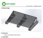 Pitched Roof All Used Aluminum Solar Panel Frame PV Mounting Structure For Flat