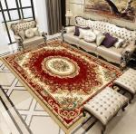 Retro Style European Polyester Fiber Living Room Floor Carpet Special Style