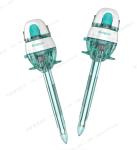 Single Use Double Seal Transparent Plastic Tip Laparoscopic Trocar