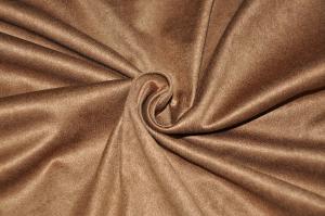 Wholesale Camel 155cm Faux Suede Fabric , Polyester Foam Backed Faux Suede from china suppliers